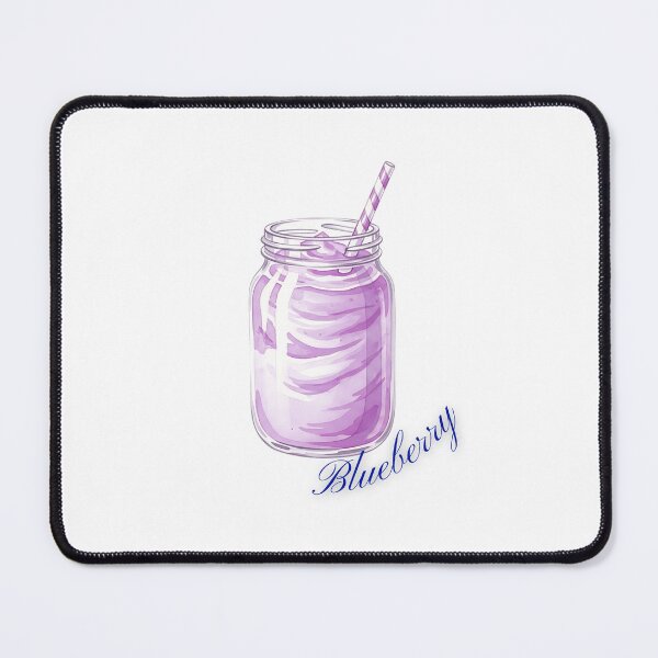 Item preview, Milkshake with blueberry font designed and sold by serenebookworm.