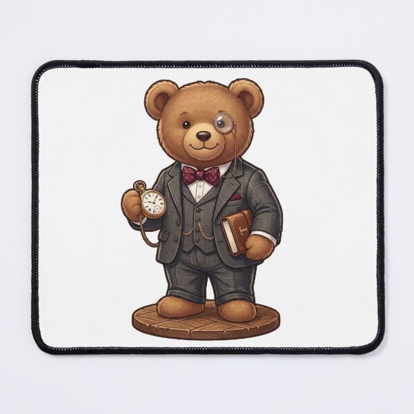 Item preview, Dapper Gentleman Teddy Bear with Monocle & Pocket Watch designed and sold by KETO370.