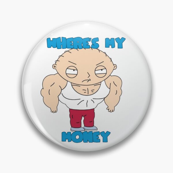 Item preview, Buff Stewie | Where’s My Money designed and sold by CloverDC.