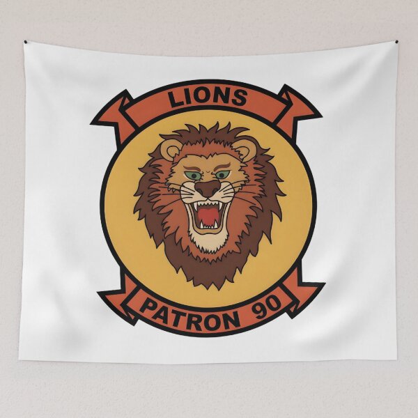 Item preview, Official Insignia of the VP-90 "Lions" Patrol Squadron designed and sold by CharlieDesings.