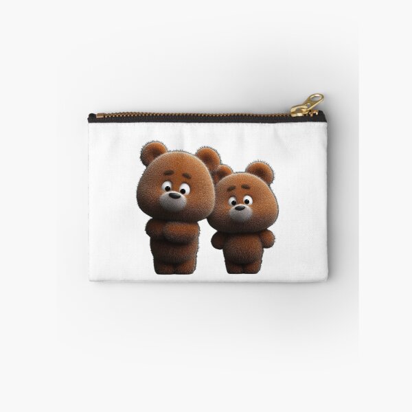Item preview, Cute Teddy Bear Sticker PNG | Adorable Cartoon Bear Duo designed and sold by ashwin131.