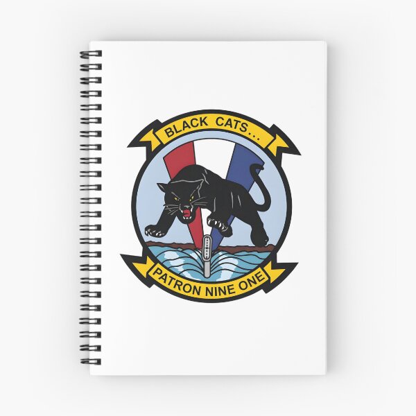 Item preview, Official Insignia of the VP-91 "Black Cats" Patrol Squadron designed and sold by CharlieDesings.