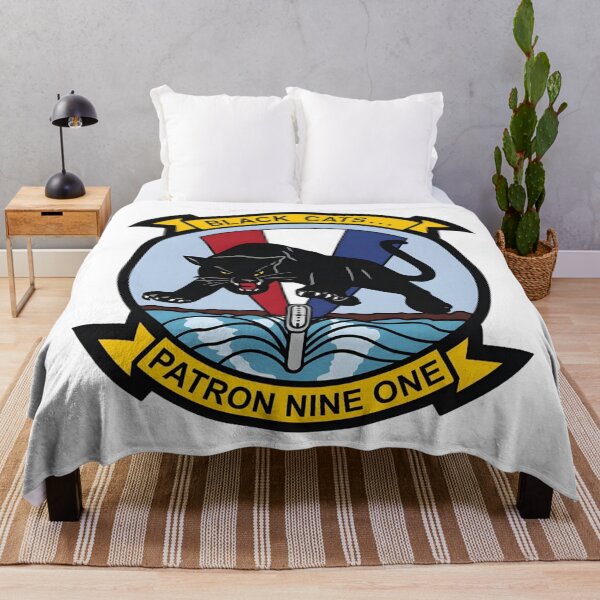 Item preview, Official Insignia of the VP-91 "Black Cats" Patrol Squadron designed and sold by CharlieDesings.