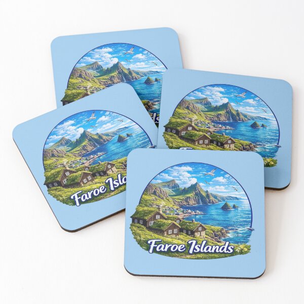 Item preview, Faroe Islands - Coastal Cliffs designed and sold by Myra365Art.