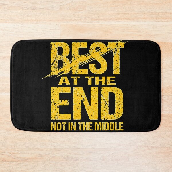 Item preview, Best At The End Motivational T-Shirt – Never Give Up Mindset Design designed and sold by No Excuses .