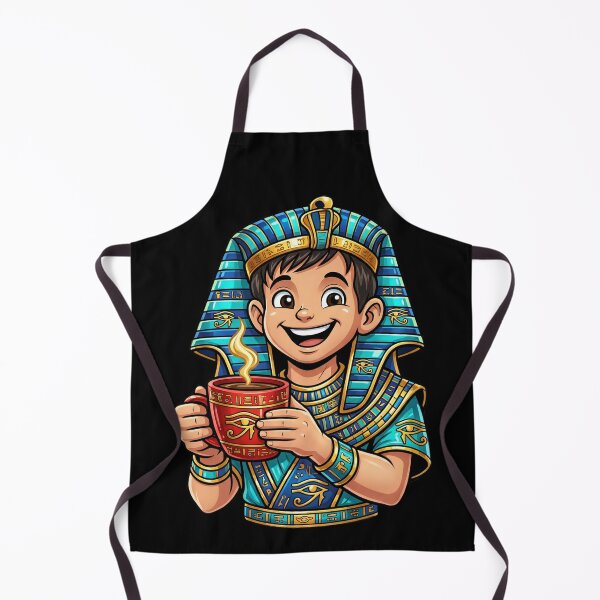 Item preview, Cute Egyptian Pharaoh Boy Holding Hot Coffee Mug designed and sold by GulfSignature.