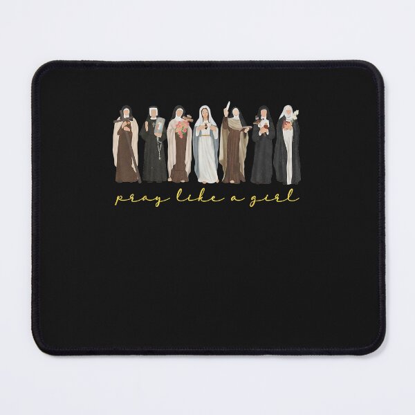 Item preview, Catholic Saint Pray Like A Girl Women Religious Christian T designed and sold by saohoa2584.