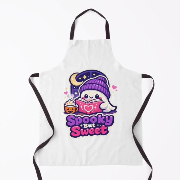 Item preview, Spooky But Sweet Ghost T-Shirt – Cute Kawaii Halloween Book Lover Design for Cozy Autumn Readers designed and sold by GemBob Creations.