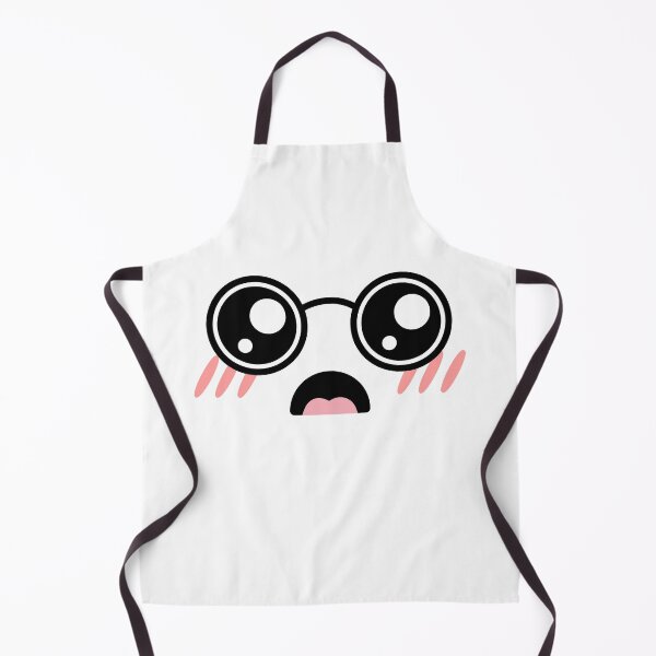 Item preview, Cute kawaii blushing surprised nerdy face designed and sold by BlushyPrint.