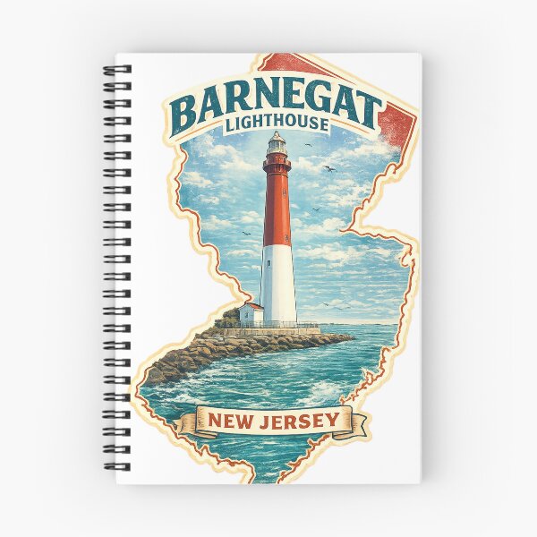 Item preview, Barnegat Lighthouse a Barnegat Lighthouse a Barnegat Lighthouse designed and sold by yunamaliskova.