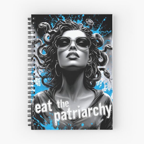 Item preview, Eat the Patriarchy Medusa Design – Feminist Statement Street Art Graphic designed and sold by ArcticFoxStudio.