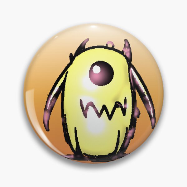Item preview, Yellow Monster One Eye Cute Kawaii Monster Alien Funny designed and sold by AstronautMerch.