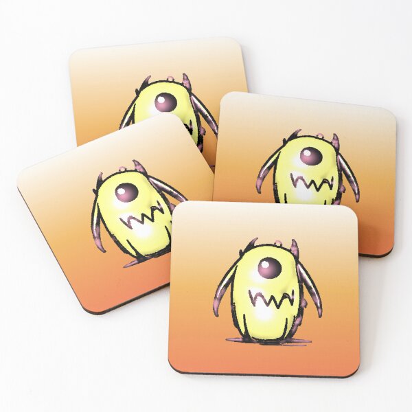Item preview, Yellow Monster One Eye Cute Kawaii Monster Alien Funny designed and sold by AstronautMerch.