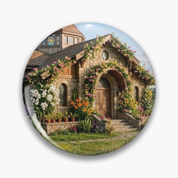 Item preview, Holy Synagogue in Captivating Enchanted Meadow designed and sold by Uniqueartai.