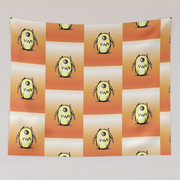 Item preview, Yellow Monster One Eye Cute Kawaii Monster Alien Funny designed and sold by AstronautMerch.