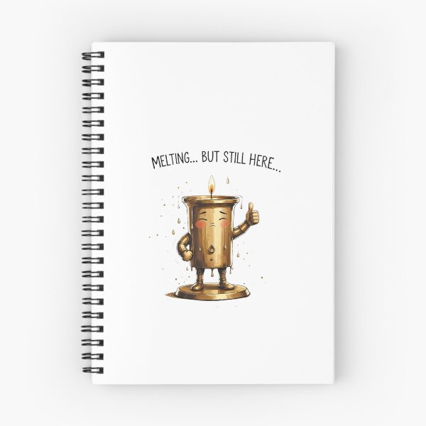 Item preview, Melting But Still Here Burnout Humor Funny Office Survival designed and sold by AQUILAKREO.