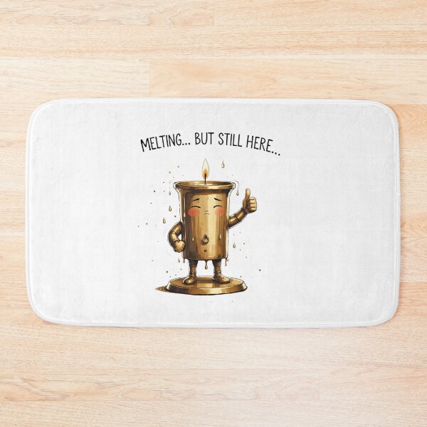 Item preview, Melting But Still Here Burnout Humor Funny Office Survival designed and sold by AQUILAKREO.