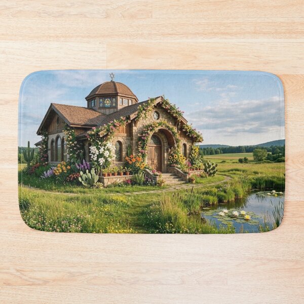 Item preview, Holy Synagogue in Captivating Enchanted Meadow designed and sold by Uniqueartai.