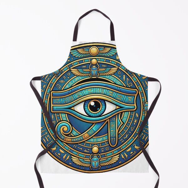Item preview, Golden Eye of Horus, ancient egypt art, gold foil, protection symbol,  eye art designed and sold by GulfSignature.