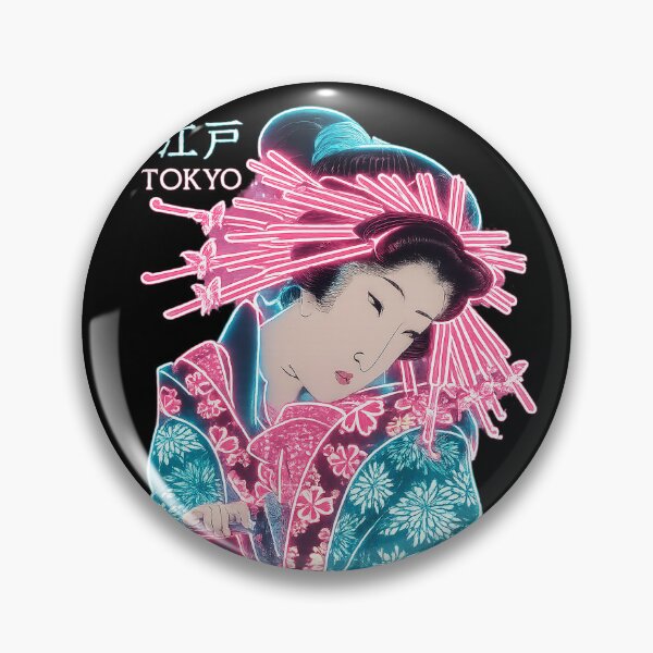 Item preview, Neon Edo Oiran – TOKYO Dream Glow designed and sold by TOKYOSTUDIO.