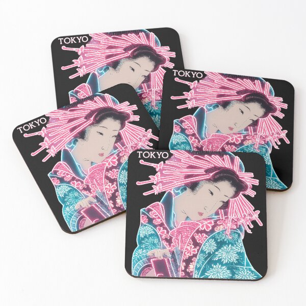 Item preview, Neon Edo Oiran – TOKYO Dream Glow designed and sold by TOKYOSTUDIO.