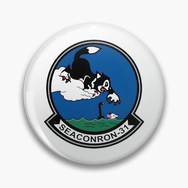 Item preview, Official Insignia of Sea Control Squadron 31 (VS-31) "Topcats" designed and sold by CharlieDesings.