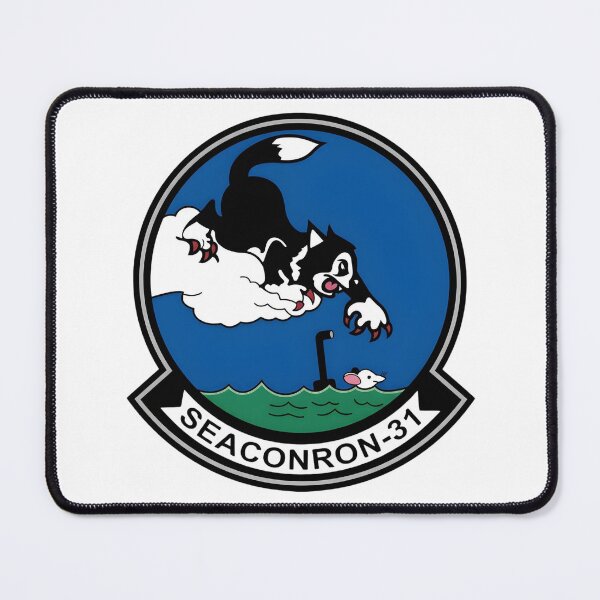 Item preview, Official Insignia of Sea Control Squadron 31 (VS-31) "Topcats" designed and sold by CharlieDesings.