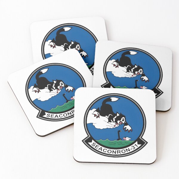 Item preview, Official Insignia of Sea Control Squadron 31 (VS-31) "Topcats" designed and sold by CharlieDesings.