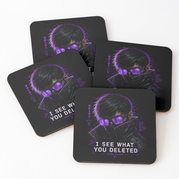 Item preview, Neon Trace – I See What You Deleted | Cyberpunk Detective Signature Design designed and sold by AFI-Studio.