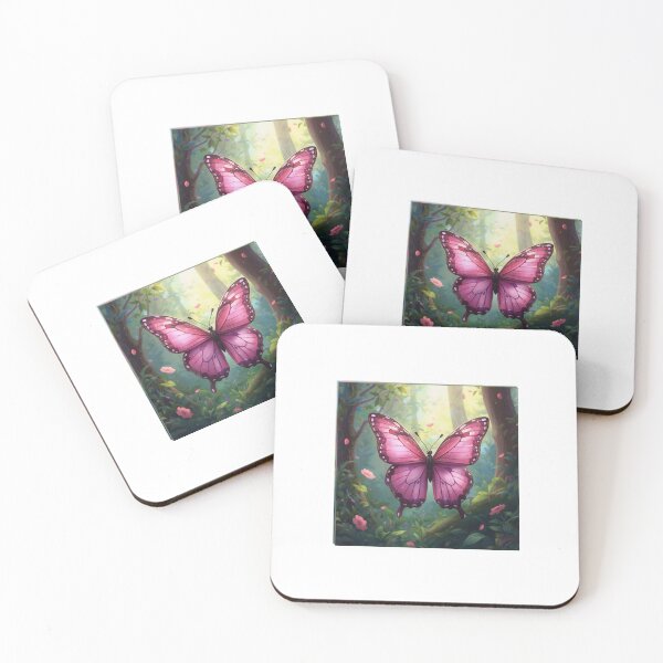 Item preview, Pink Butterfly in Enchanted Magic Forest designed and sold by andreavlad.