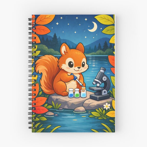 Item preview, Cute Squirrel Scientist Lab Tech Autumn Night Forest Science Lover Design | National Medical Laboratory Professionals Week Fall Nature Animal Microscope Art designed and sold by ClinicalHubs.