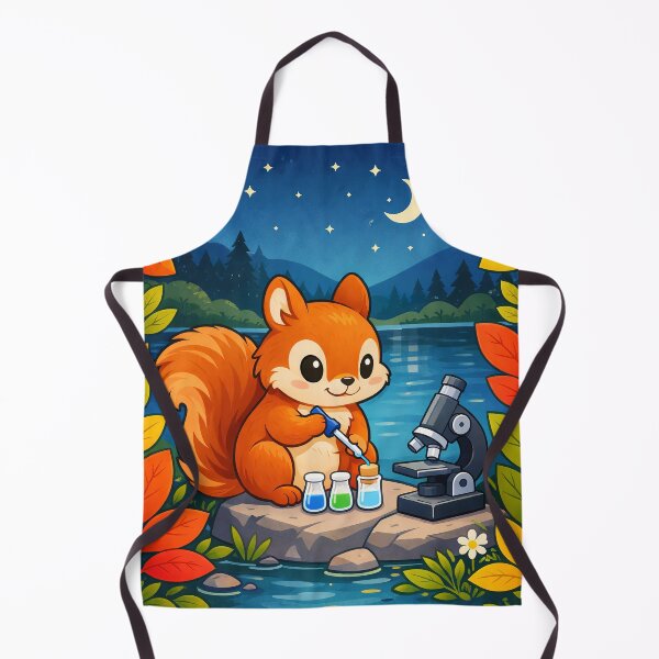 Item preview, Cute Squirrel Scientist Lab Tech Autumn Night Forest Science Lover Design | National Medical Laboratory Professionals Week Fall Nature Animal Microscope Art designed and sold by ClinicalHubs.
