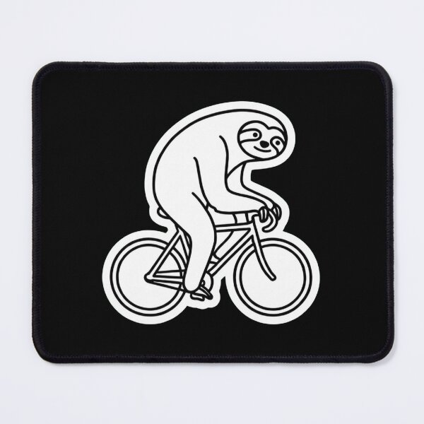 Item preview, The Lazy Cyclist designed and sold by LineArtUniverse.