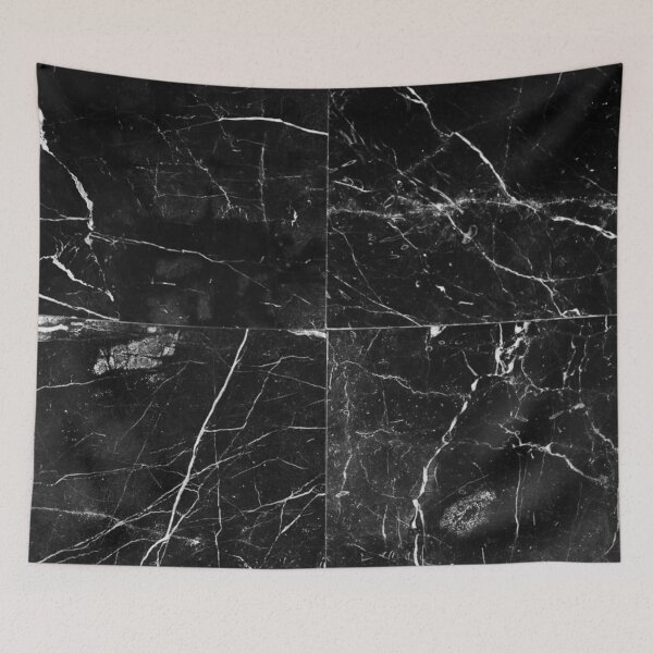 Item preview, Black and White Granite Squares designed and sold by HIGraphicDesign.