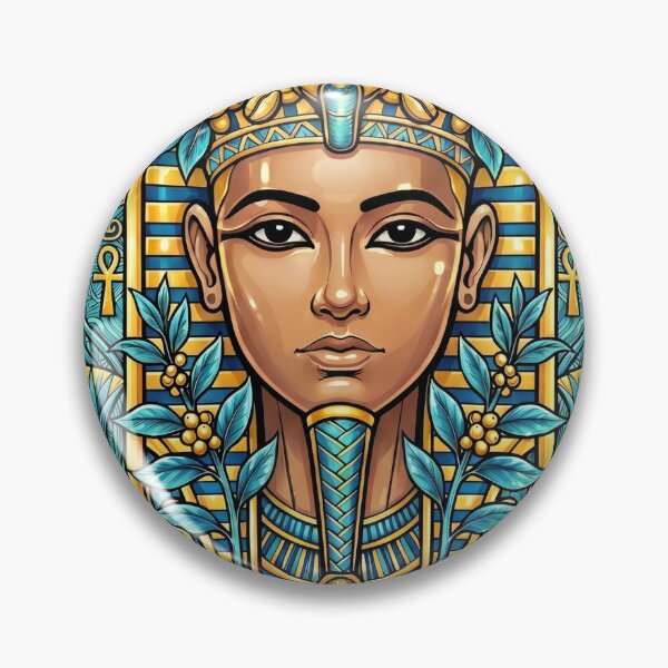 Item preview, Ancient Egypt Golden Mask – Tutankhamun Pharaoh Artwork designed and sold by GulfSignature.