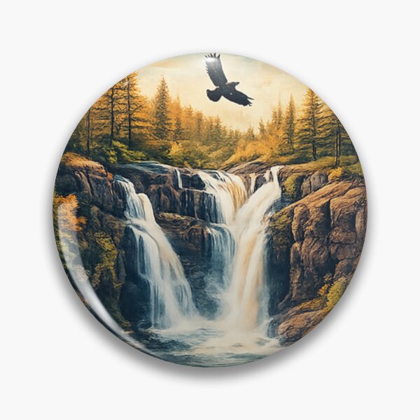 Item preview, Copper Falls Wisconsin Travel Retro State Park designed and sold by yunamaliskova.