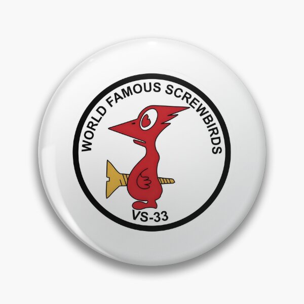 Item preview, Official Insignia of Sea Control Squadron 33 (VS-33) "World Famous Screwbirds" designed and sold by CharlieDesings.