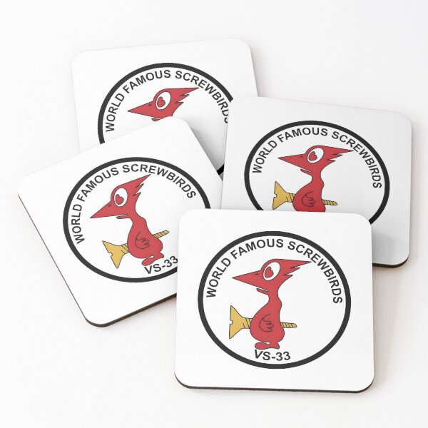 Item preview, Official Insignia of Sea Control Squadron 33 (VS-33) "World Famous Screwbirds" designed and sold by CharlieDesings.