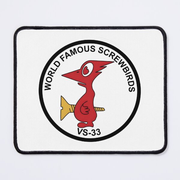 Item preview, Official Insignia of Sea Control Squadron 33 (VS-33) "World Famous Screwbirds" designed and sold by CharlieDesings.