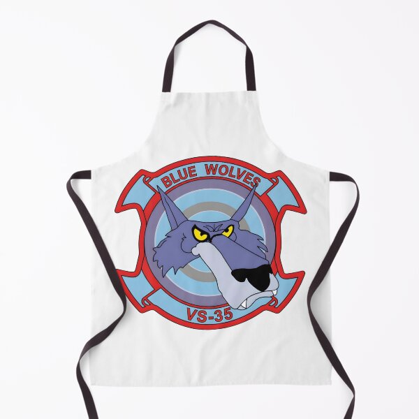 Item preview, United States Navy VS-35 "Blue Wolves" Squadron Patch Insignia designed and sold by CharlieDesings.