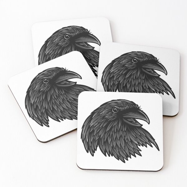 Item preview, Dark Rise of the Raven - Mystic Gothic Bird Art designed and sold by 1001T-Shirt.