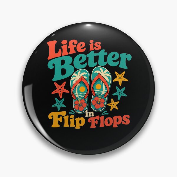 Item preview, Life is Better in Flip Flops Summer Beach Vacation designed and sold by clothesy7.