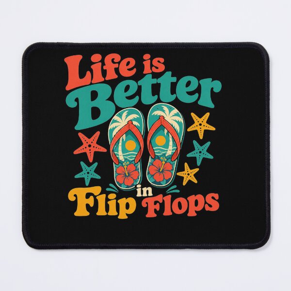 Item preview, Life is Better in Flip Flops Summer Beach Vacation designed and sold by clothesy7.