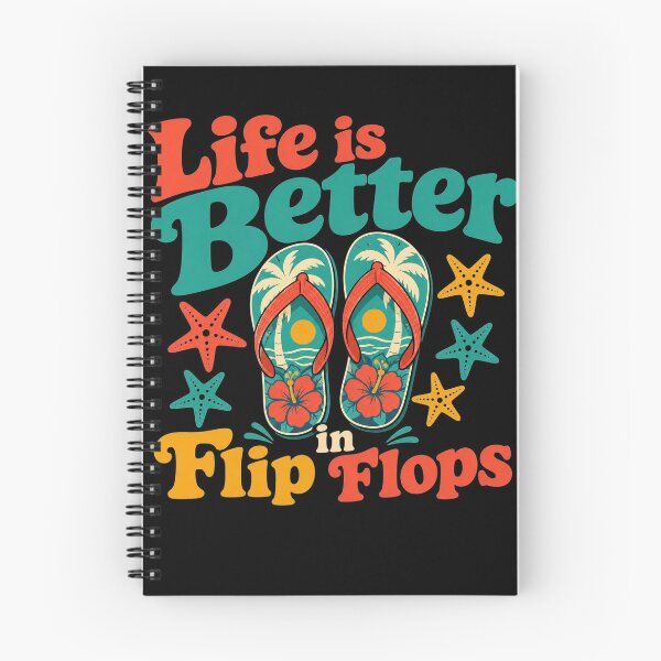 Item preview, Life is Better in Flip Flops Summer Beach Vacation designed and sold by clothesy7.