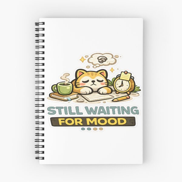 Item preview, Funny Still Waiting For Mood Shirt Relatable Procrastination Humor Tee designed and sold by Denik Daily Crisis.