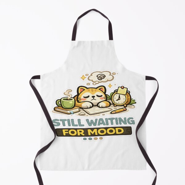 Item preview, Funny Still Waiting For Mood Shirt Relatable Procrastination Humor Tee designed and sold by Denik Daily Crisis.