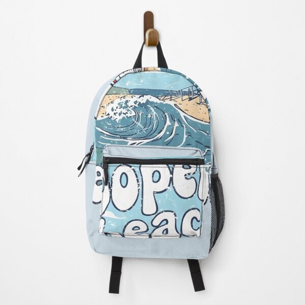 Item preview, Cooper's Beach NY Cute Beach Pastel Surfing Landscape designed and sold by HowToCanadian.