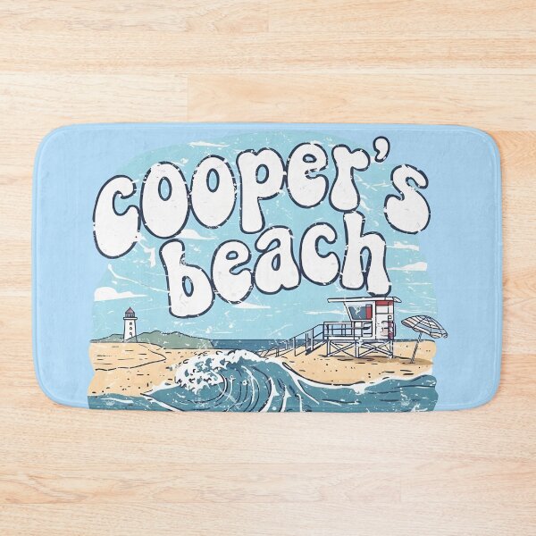 Item preview, Cooper's Beach NY Cute Beach Pastel Surfing Landscape designed and sold by HowToCanadian.