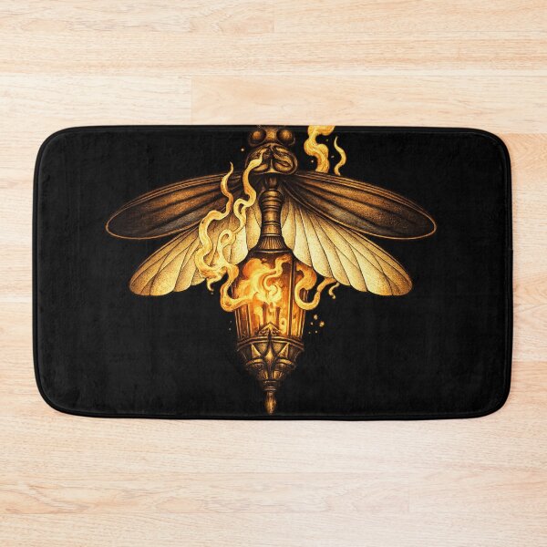 Item preview, Firefly Lantern - Dark Fantasy Wall Art Print Home Decor designed and sold by Cust-tshirts.