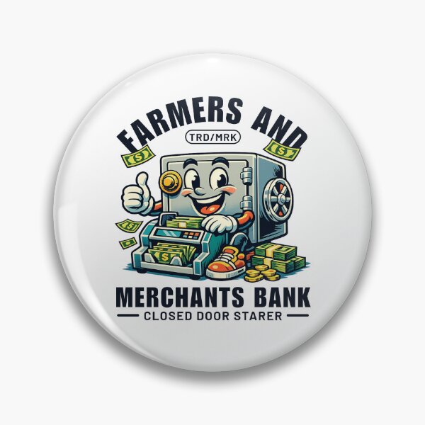 Item preview, Oklahoma : farmers and merchants bank closed door starer designed and sold by Peerless-Prime.